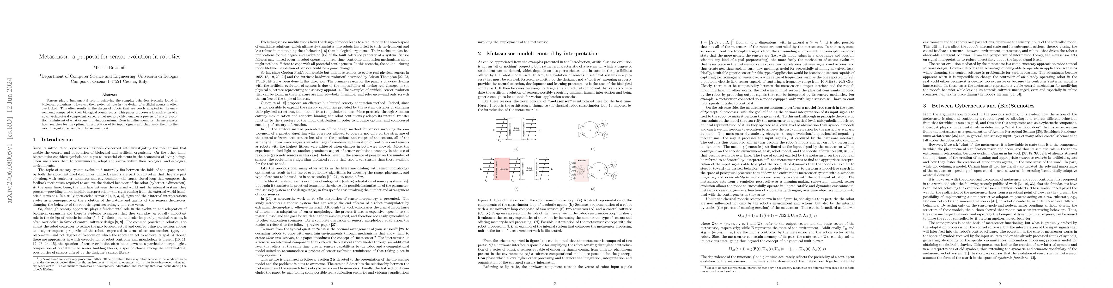 Thumbnail for Metasensor: a proposal for sensor evolution in robotics