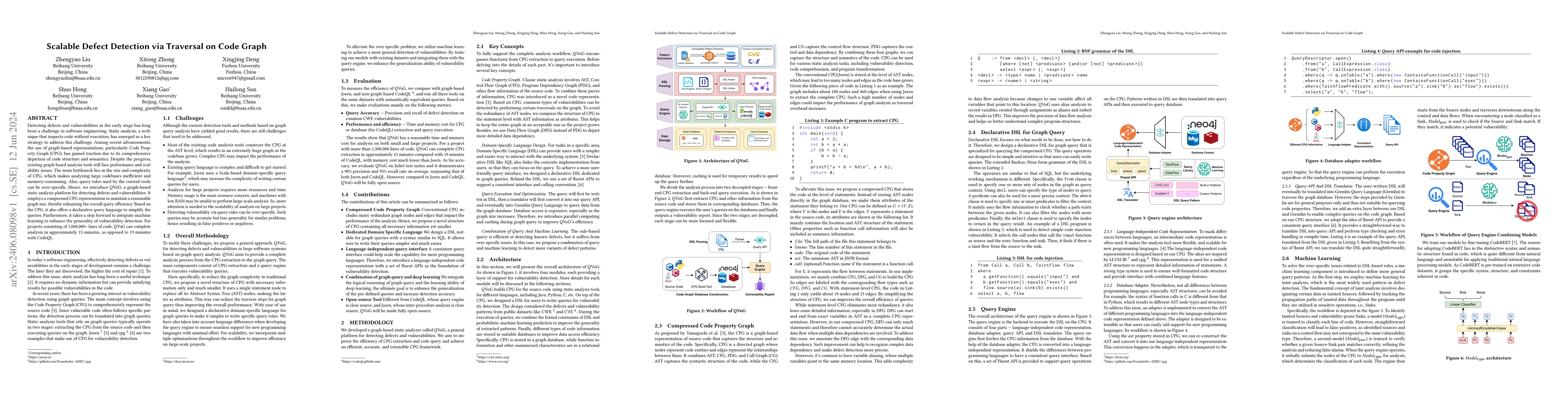 Thumbnail for Scalable Defect Detection via Traversal on Code Graph