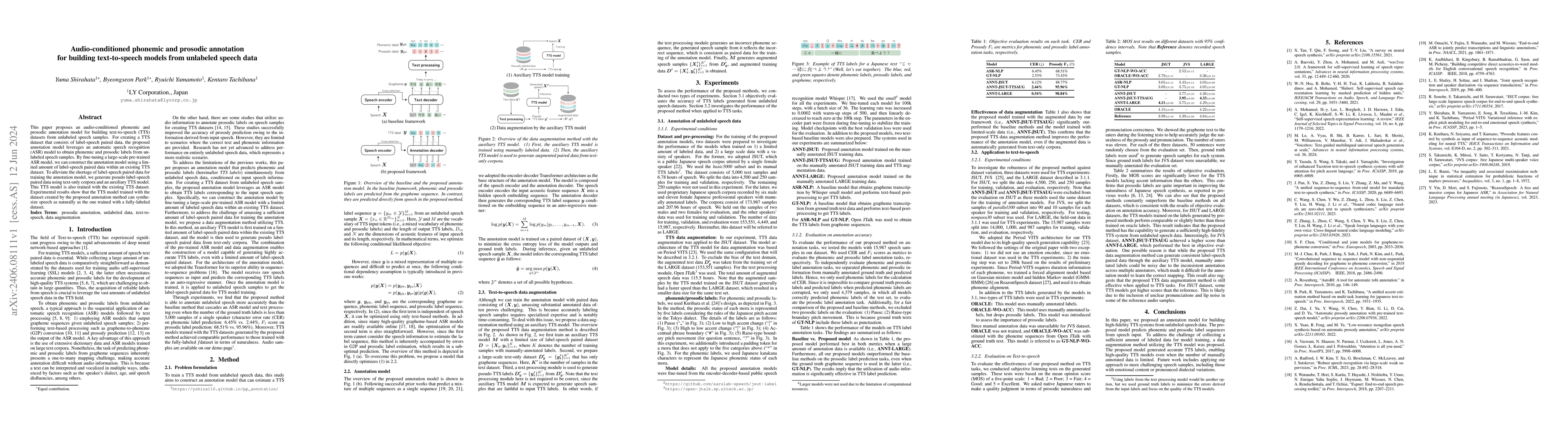 Thumbnail for Audio-conditioned phonemic and prosodic annotation for building
  text-to-speech models from unlabeled speech data
