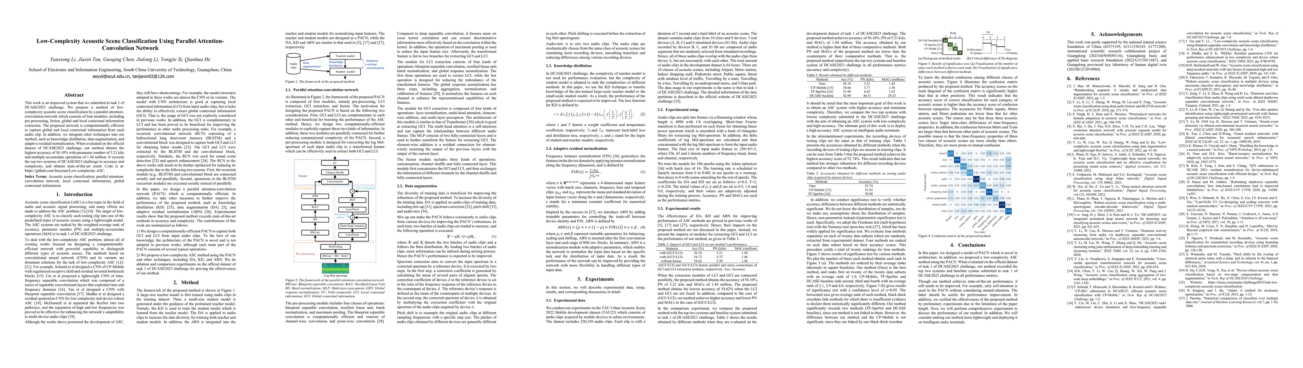 Thumbnail for Low-Complexity Acoustic Scene Classification Using Parallel
  Attention-Convolution Network