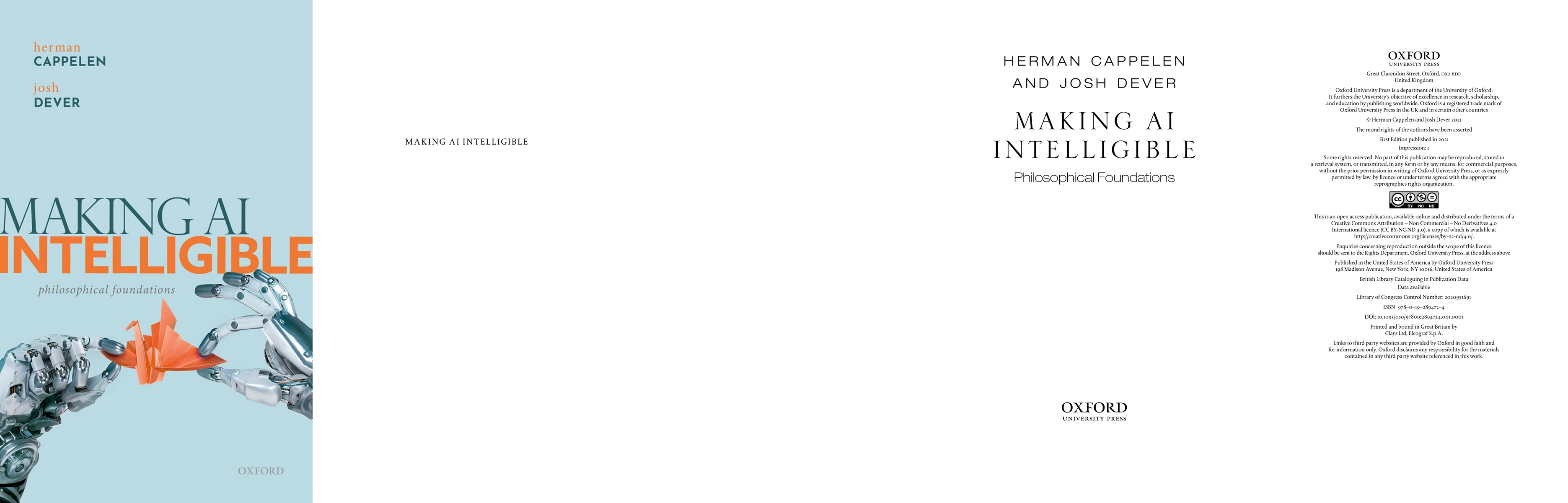 Thumbnail for Making AI Intelligible: Philosophical Foundations