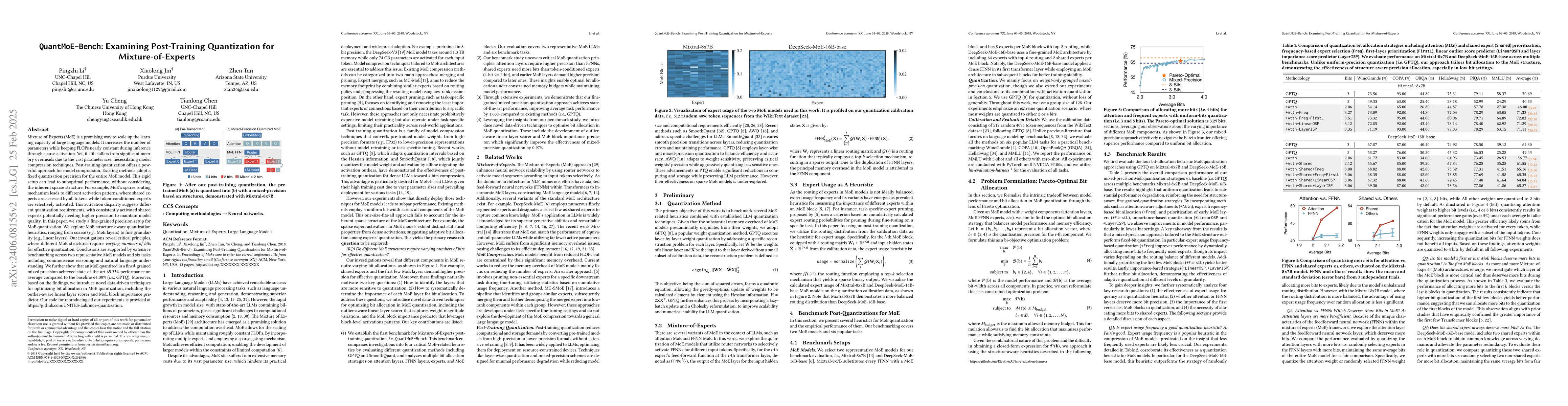 Thumbnail for Examining Post-Training Quantization for Mixture-of-Experts: A Benchmark
