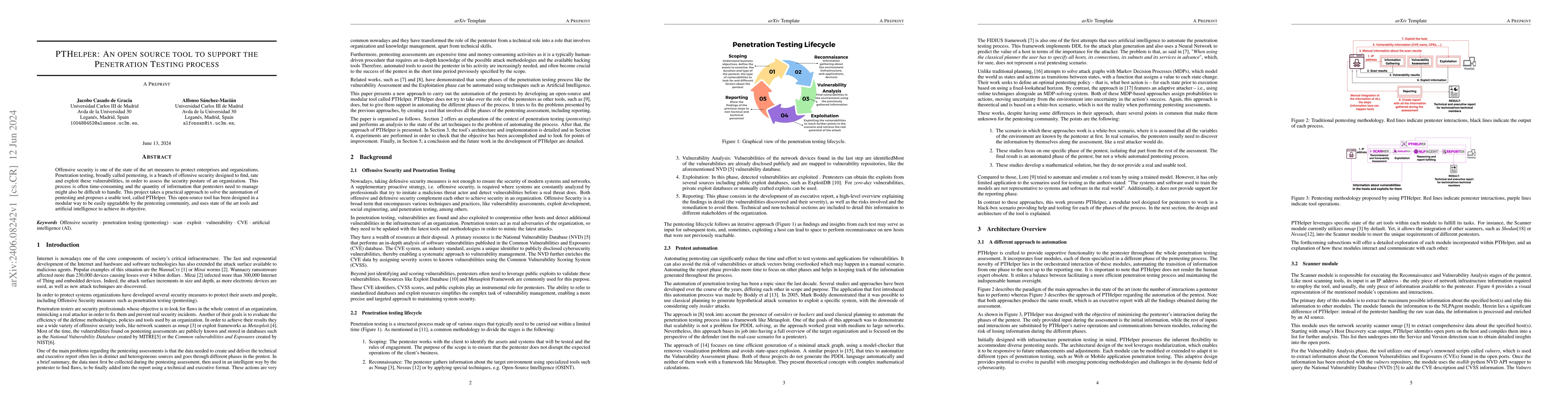 Thumbnail for PTHelper: An open source tool to support the Penetration Testing process