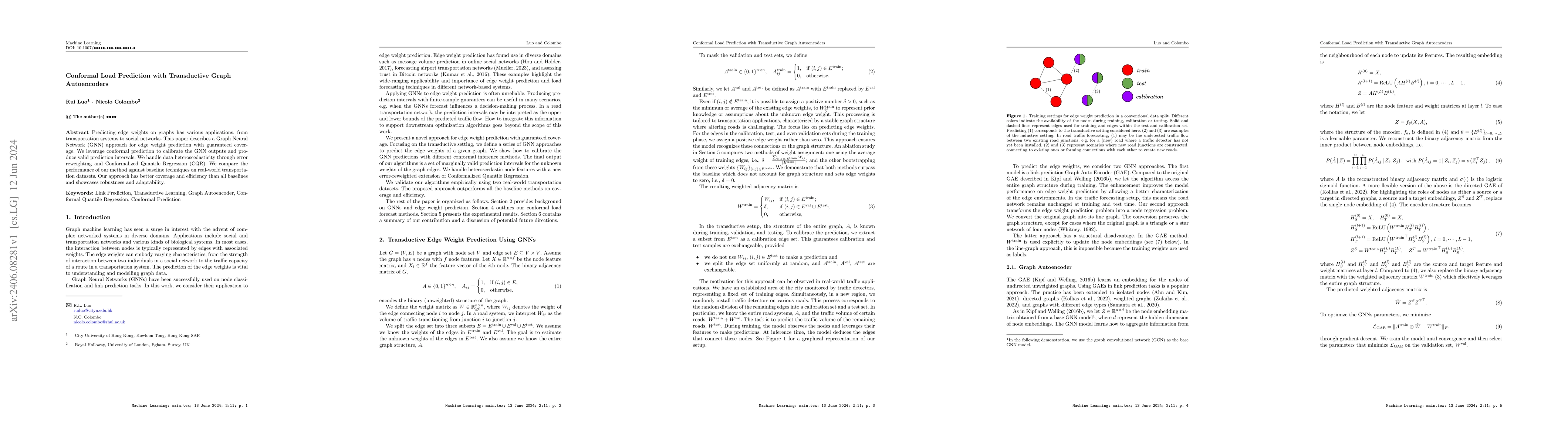 Thumbnail for Conformal Load Prediction with Transductive Graph Autoencoders
