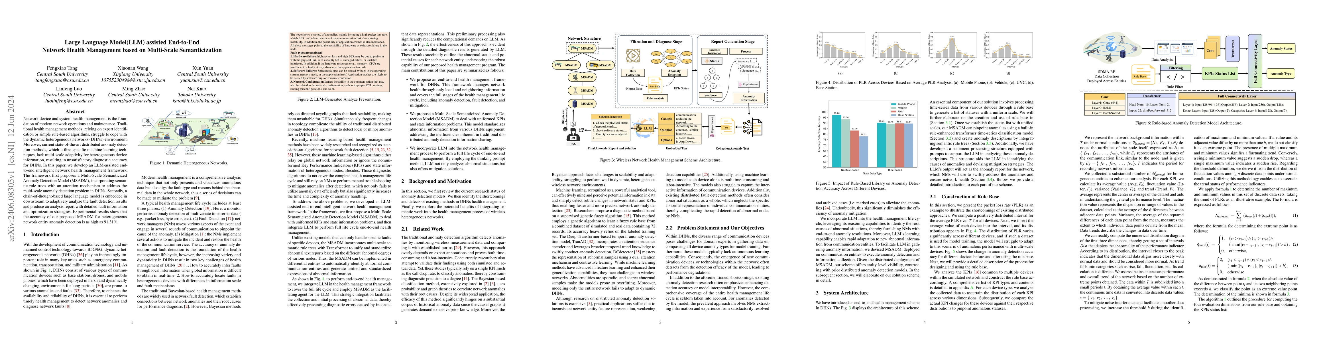 Thumbnail for Large Language Model(LLM) assisted End-to-End Network Health Management
  based on Multi-Scale Semanticization