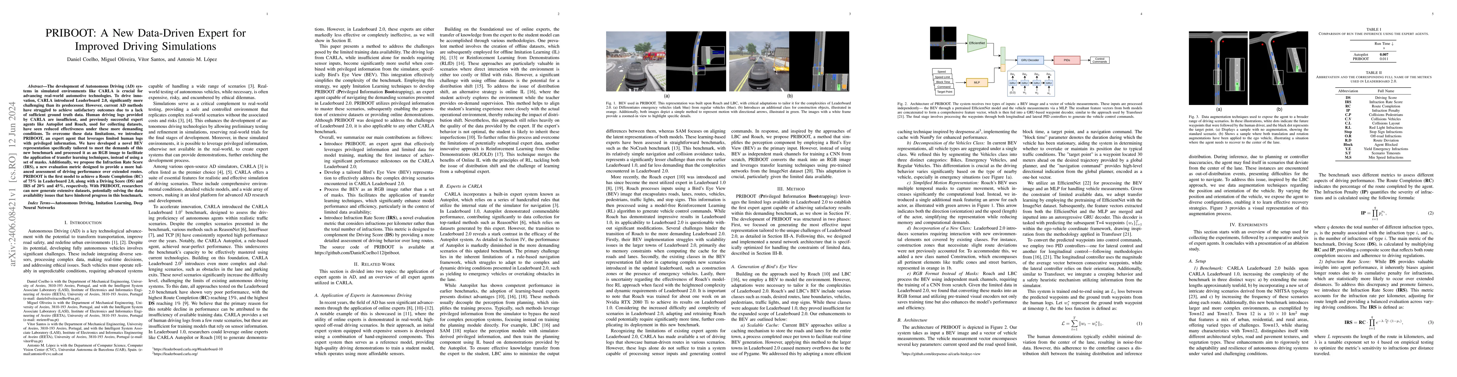 Thumbnail for PRIBOOT: A New Data-Driven Expert for Improved Driving Simulations