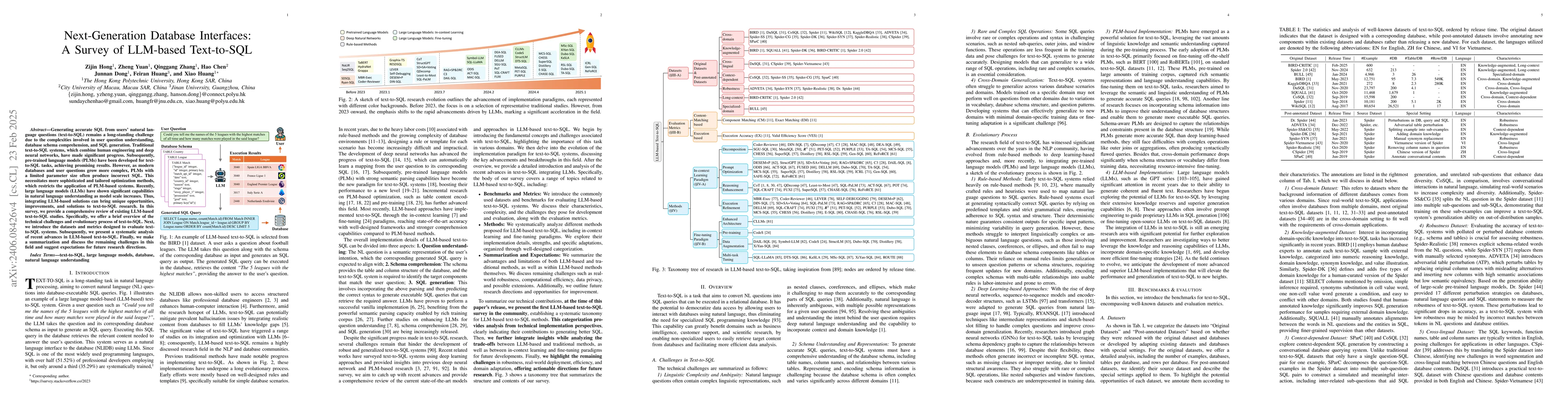 Thumbnail for Next-Generation Database Interfaces: A Survey of LLM-based Text-to-SQL