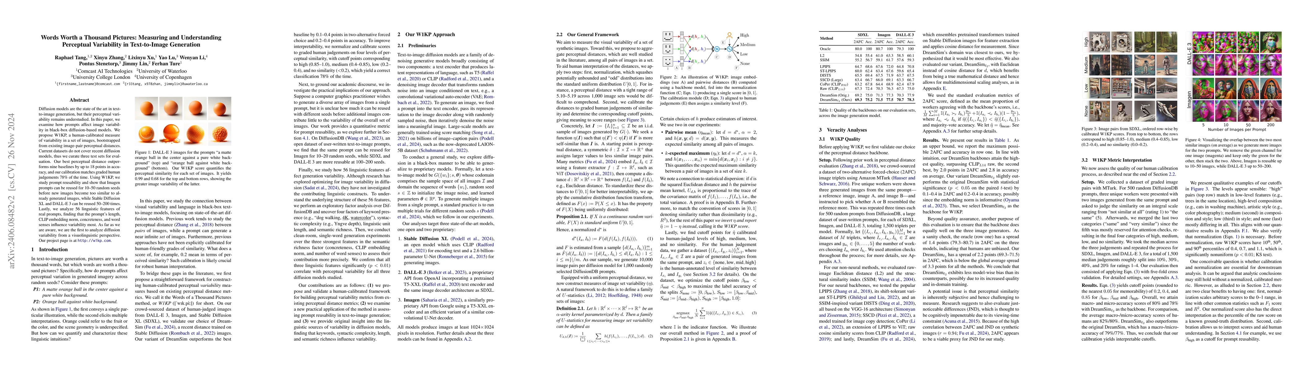 Thumbnail for Words Worth a Thousand Pictures: Measuring and Understanding Perceptual
  Variability in Text-to-Image Generation