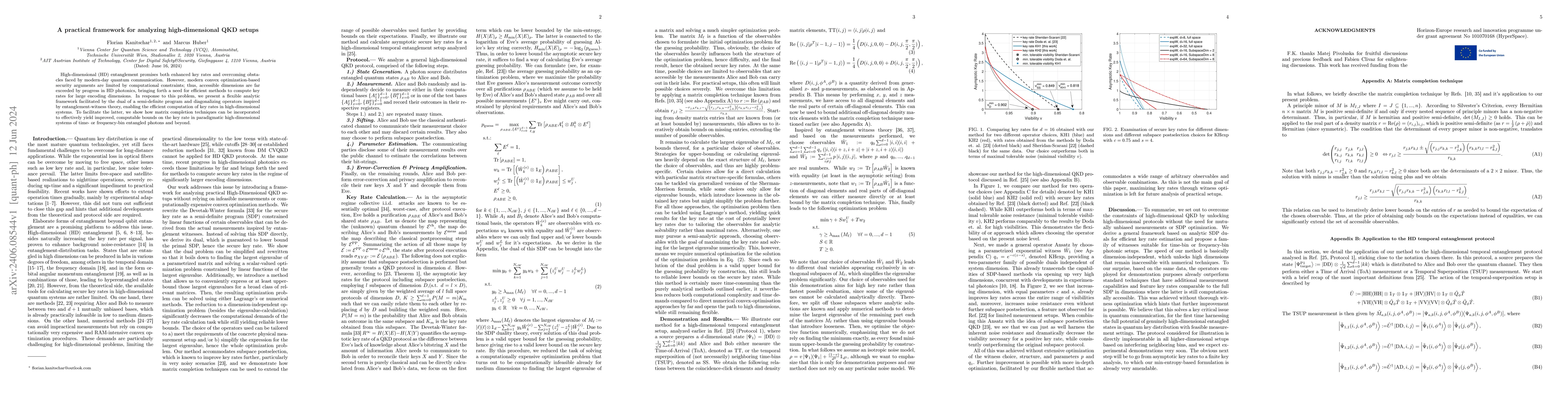 Thumbnail for A practical framework for analyzing high-dimensional QKD setups
