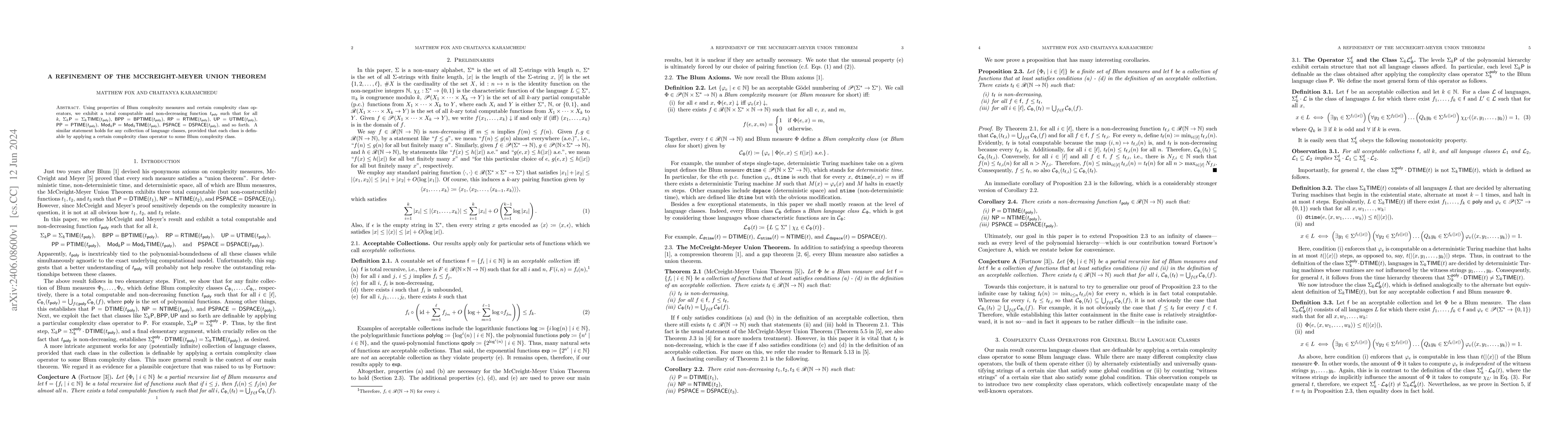 Thumbnail for A Refinement of the McCreight-Meyer Union Theorem