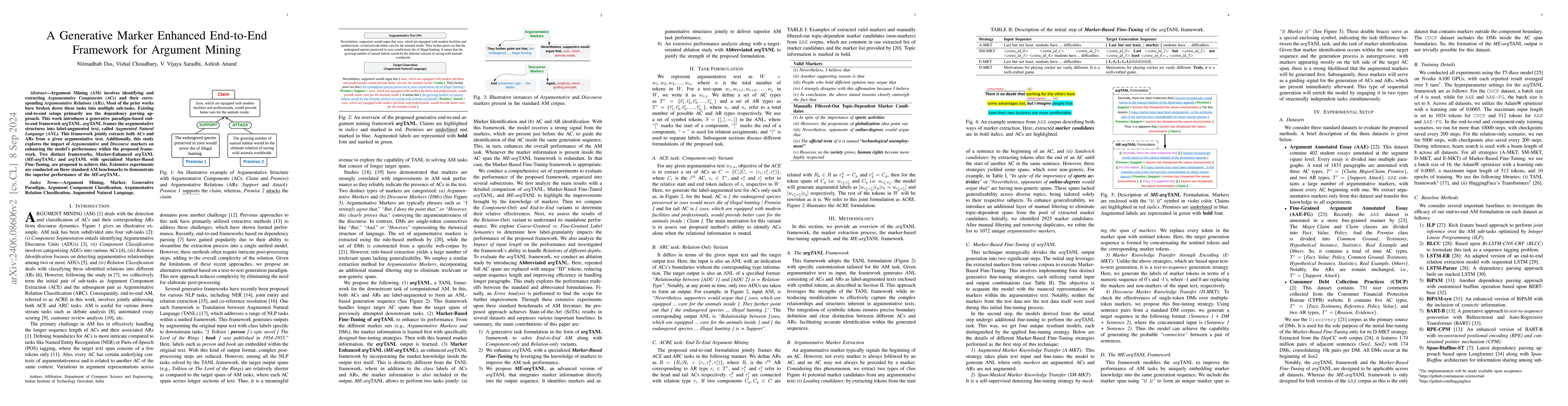 Thumbnail for End-to-End Argument Mining as Augmented Natural Language Generation