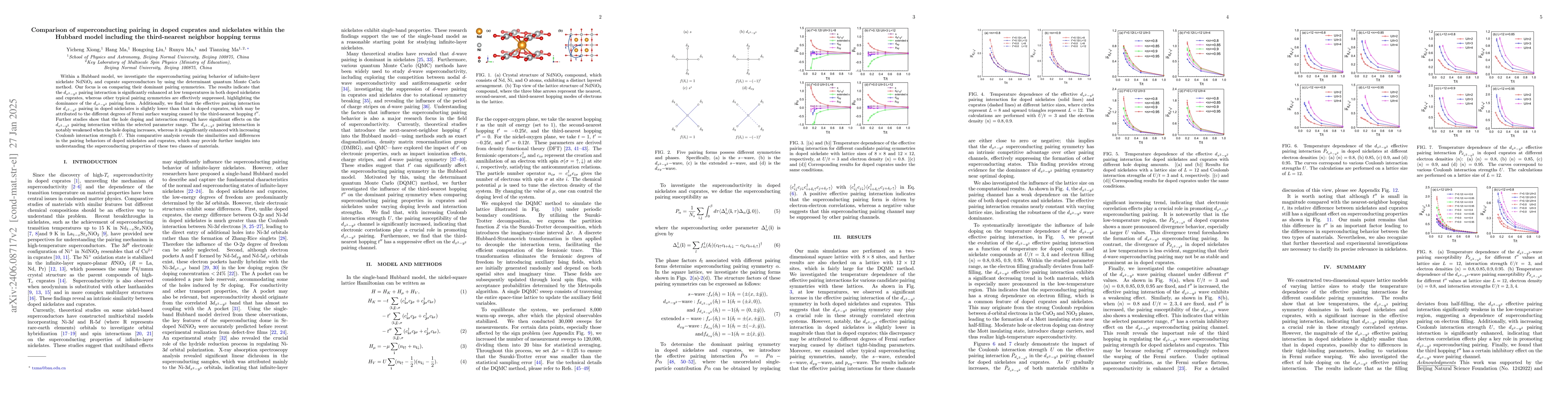 Thumbnail for Comparison of superconducting pairing in doped cuprates and nickelates
  within an extended Hubbard model