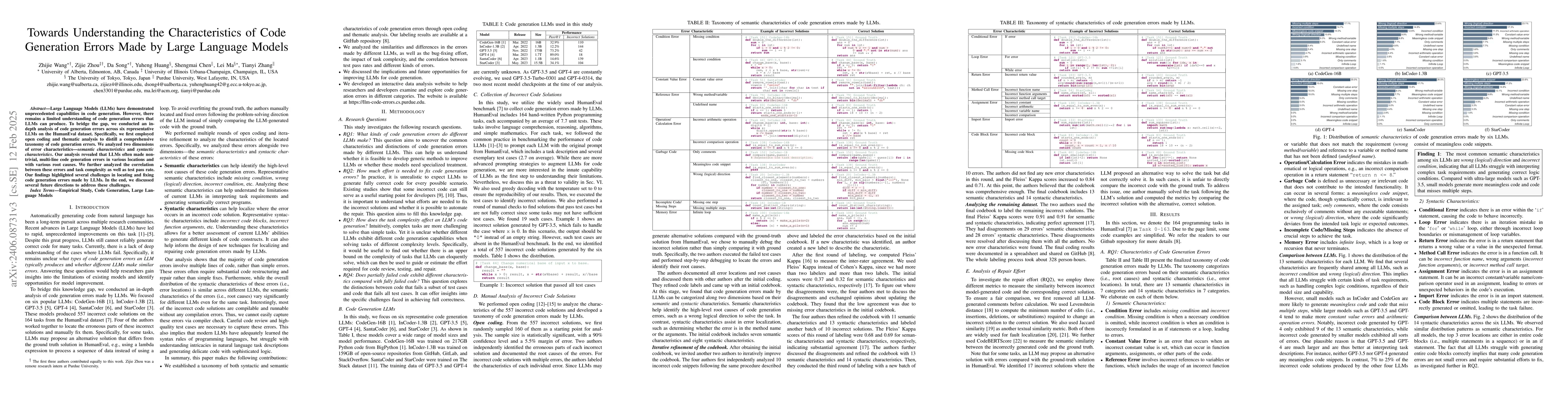 Thumbnail for Where Do Large Language Models Fail When Generating Code?