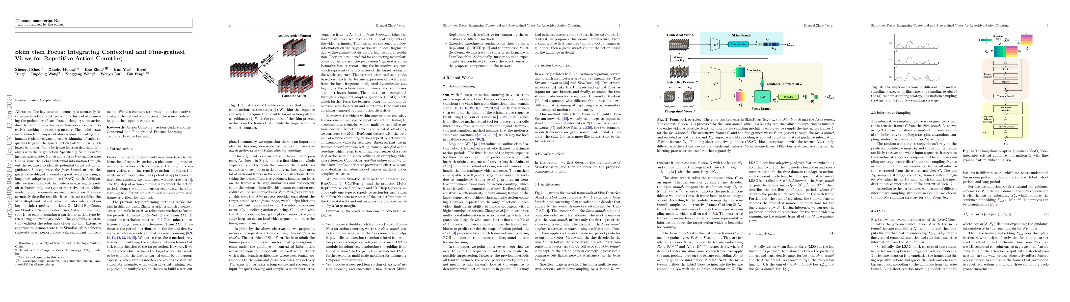 Thumbnail for Skim then Focus: Integrating Contextual and Fine-grained Views for
  Repetitive Action Counting