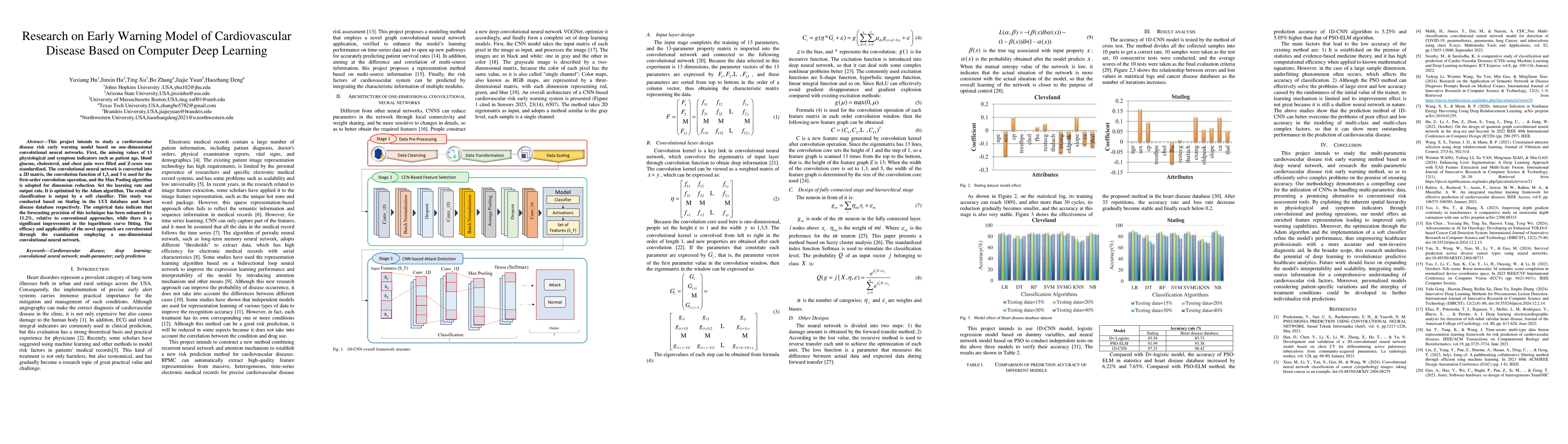 Thumbnail for Research on Early Warning Model of Cardiovascular Disease Based on
  Computer Deep Learning