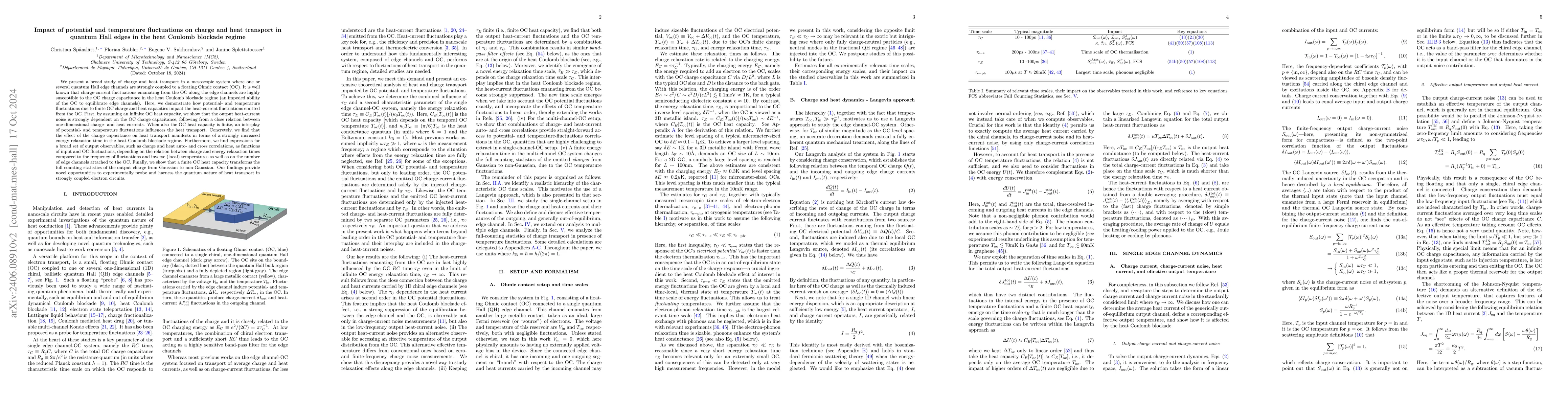 Thumbnail for Impact of potential and temperature fluctuations on charge and heat
  transport in quantum Hall edges in the heat Coulomb blockade regime