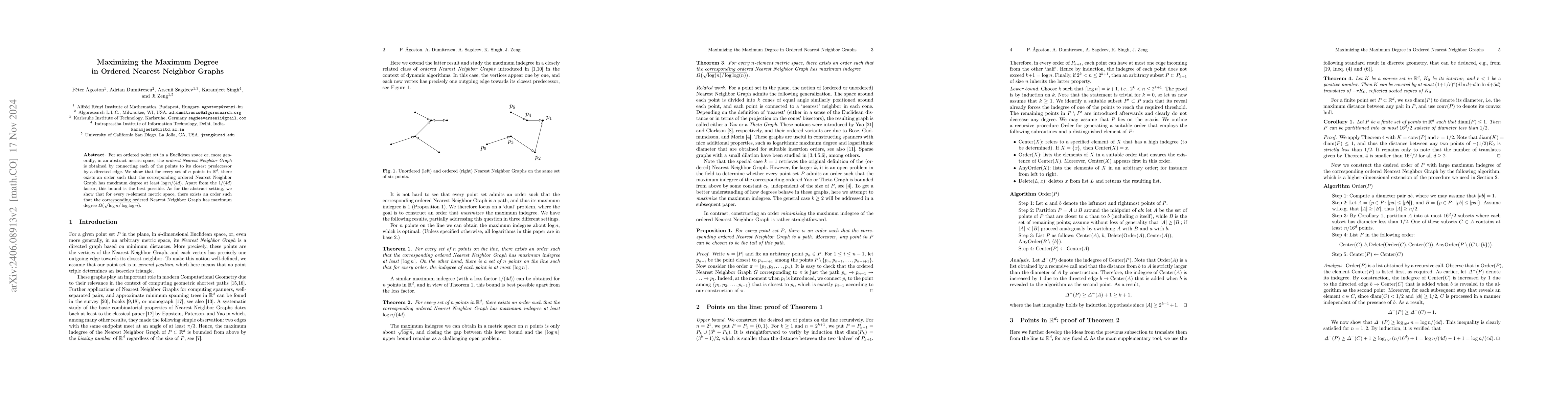 Thumbnail for Maximizing the Maximum Degree in Ordered Yao Graphs