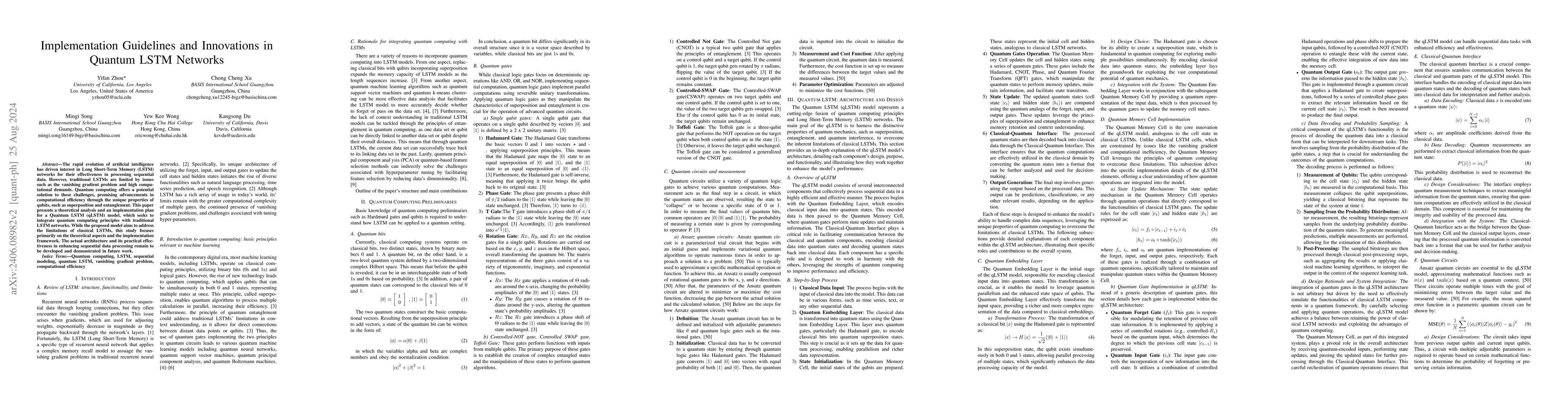 Thumbnail for A Novel Quantum LSTM Network