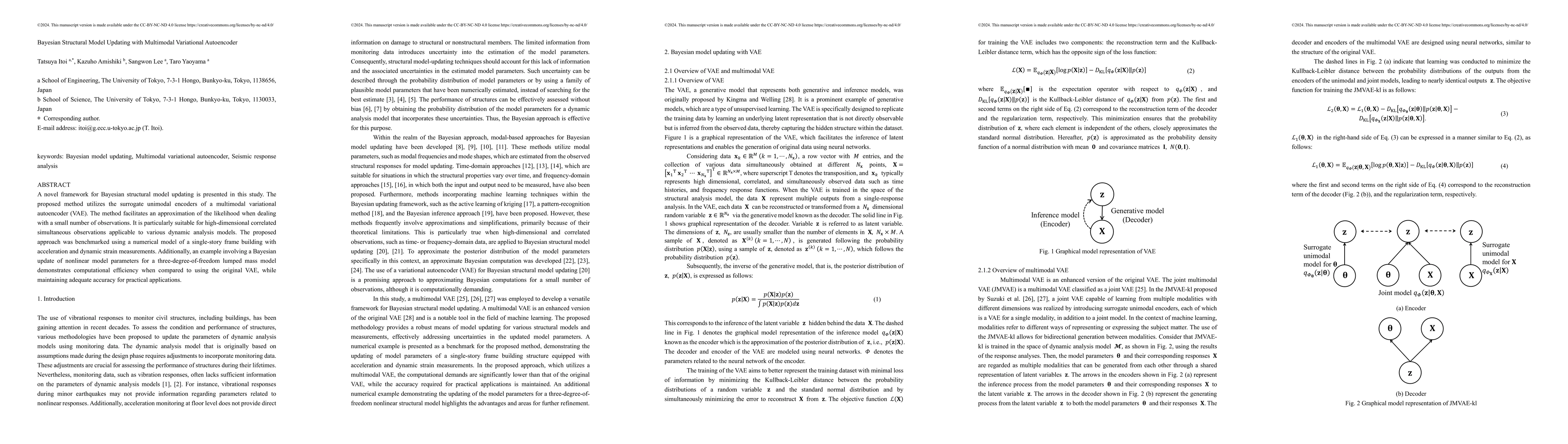 Thumbnail for Bayesian Structural Model Updating with Multimodal Variational
  Autoencoder
