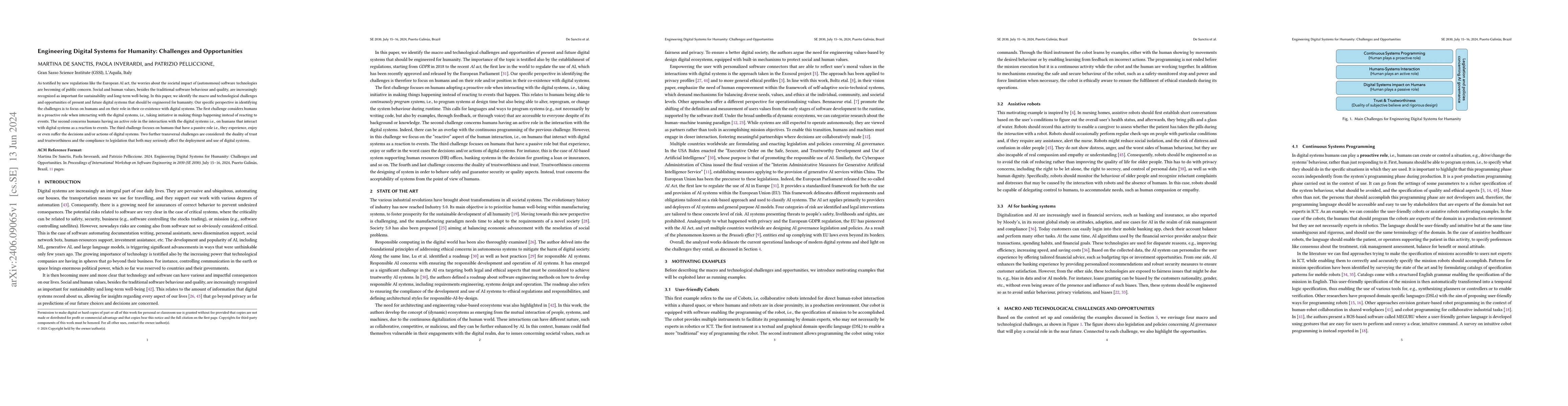 Thumbnail for Engineering Digital Systems for Humanity: Challenges and Opportunities