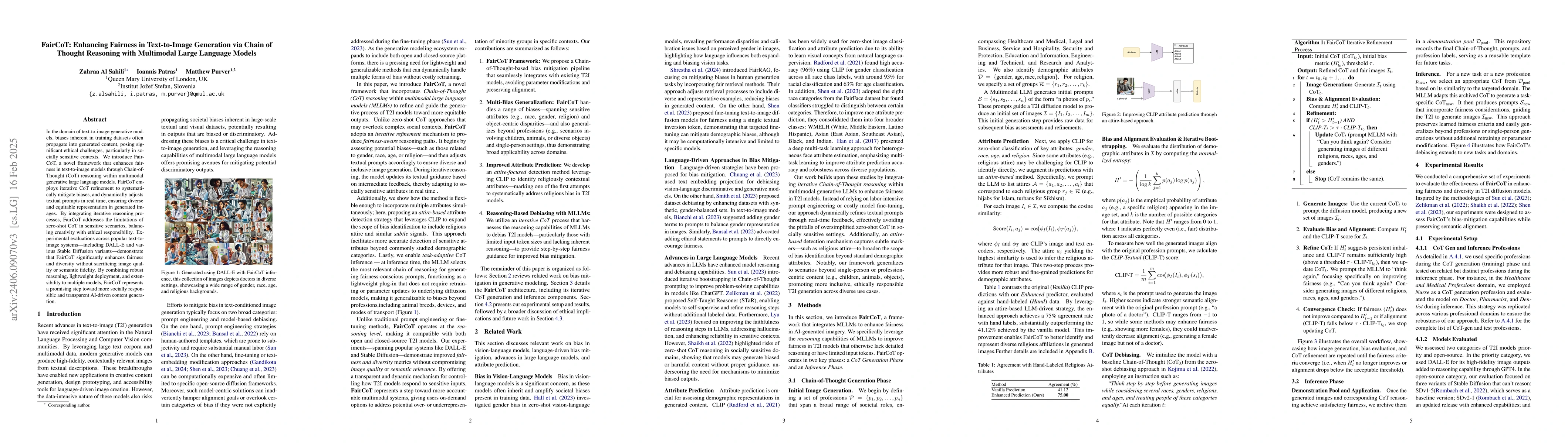 Thumbnail for EquiPrompt: Debiasing Diffusion Models via Iterative Bootstrapping in
  Chain of Thoughts
