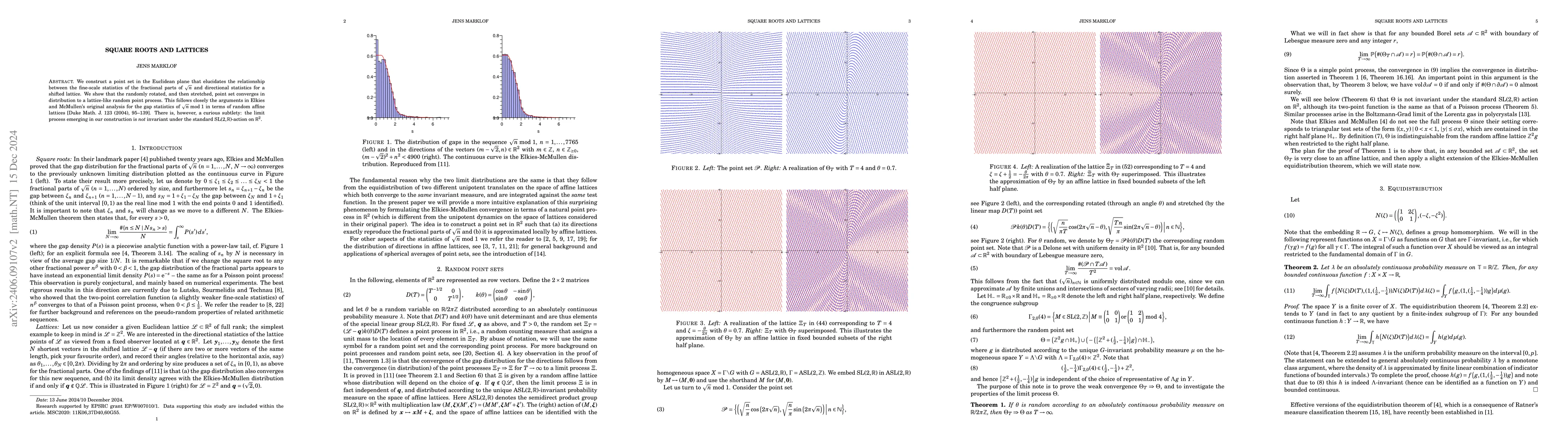Thumbnail for Square-roots and lattices
