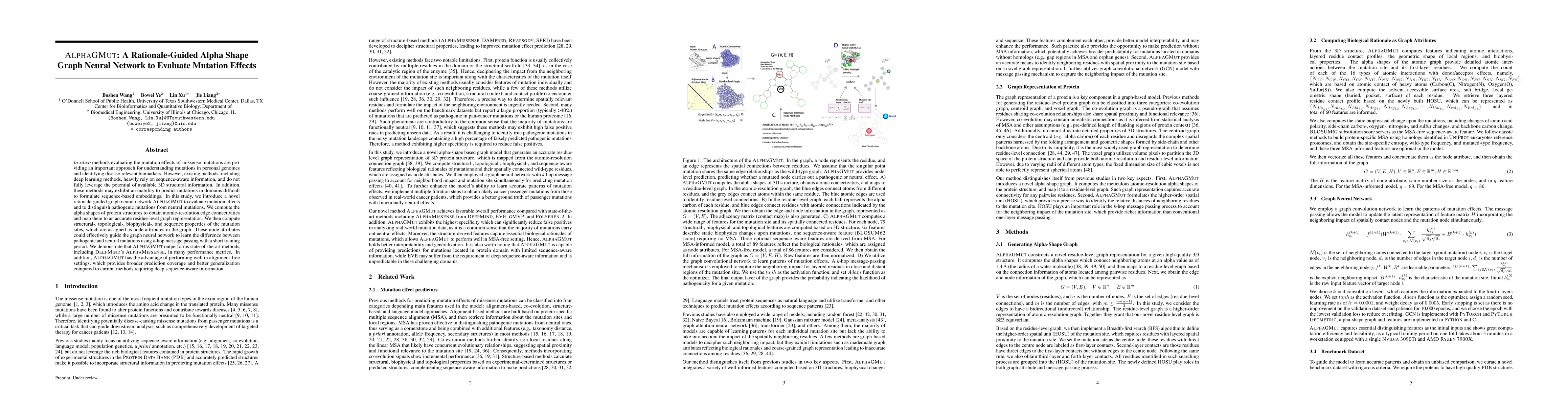 Thumbnail for ALPHAGMUT: A Rationale-Guided Alpha Shape Graph Neural Network to
  Evaluate Mutation Effects