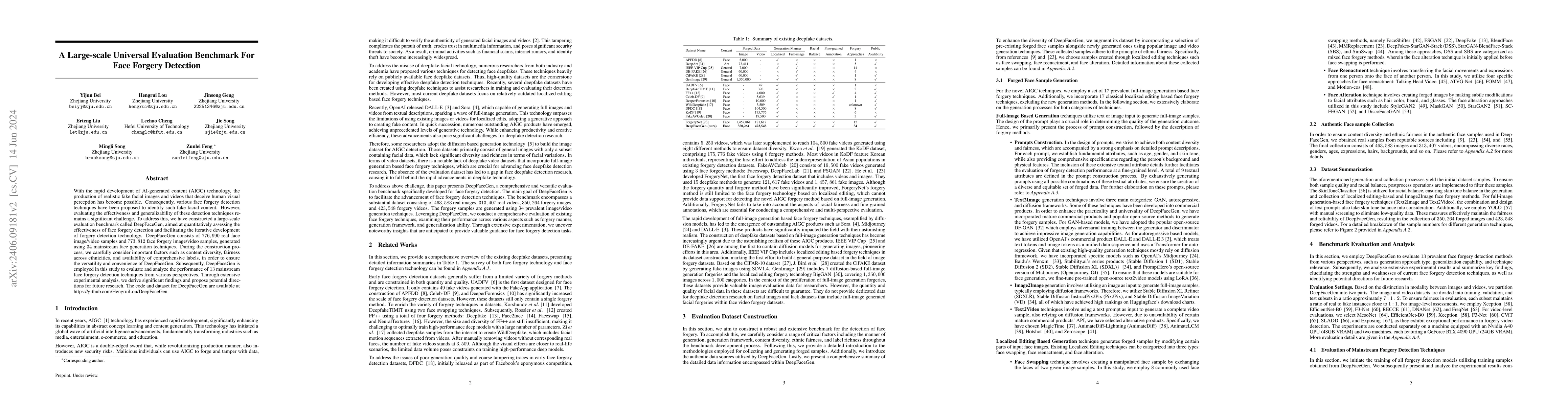 Thumbnail for A Large-scale Universal Evaluation Benchmark For Face Forgery Detection