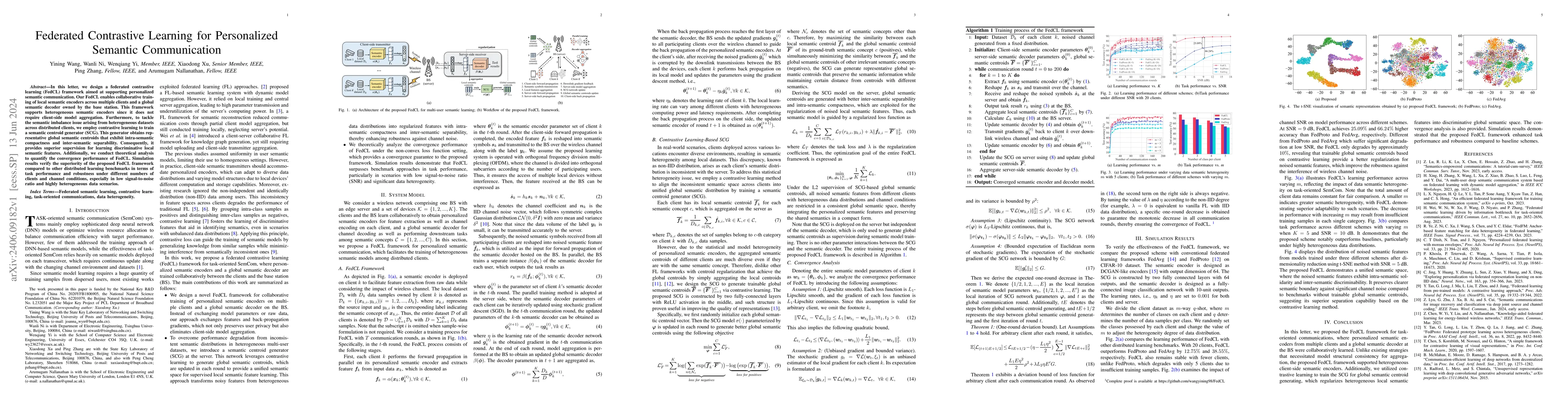 Thumbnail for Federated Contrastive Learning for Personalized Semantic Communication