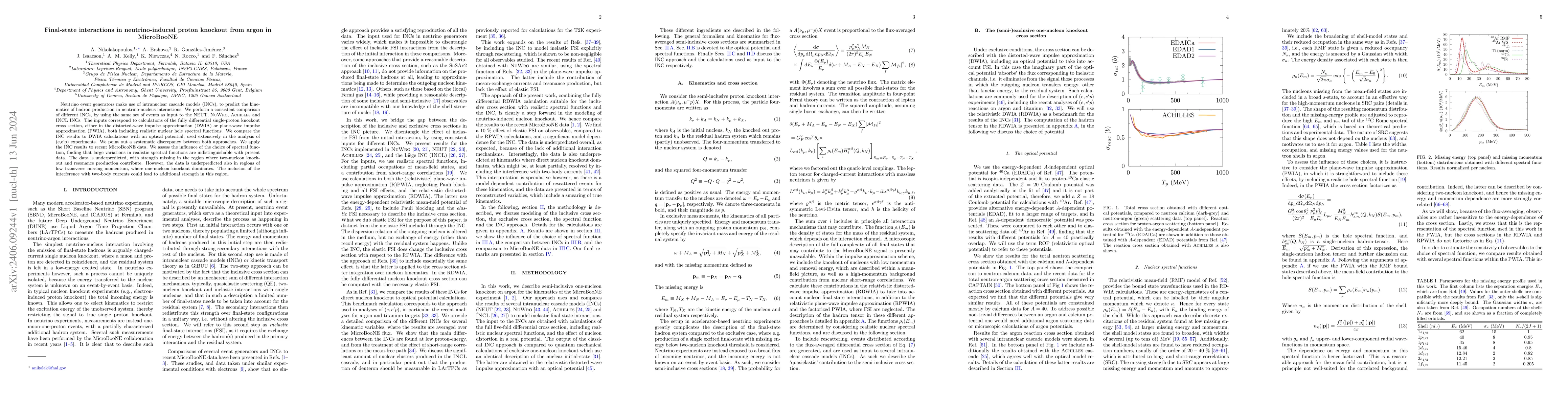 Thumbnail for Final-state interactions in neutrino-induced proton knockout from argon
  in MicroBooNE