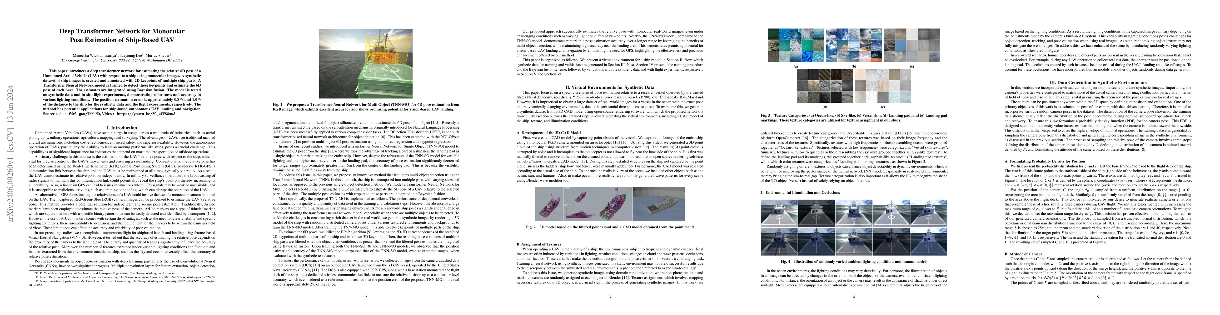 Thumbnail for Deep Transformer Network for Monocular Pose Estimation of Ship-Based UAV