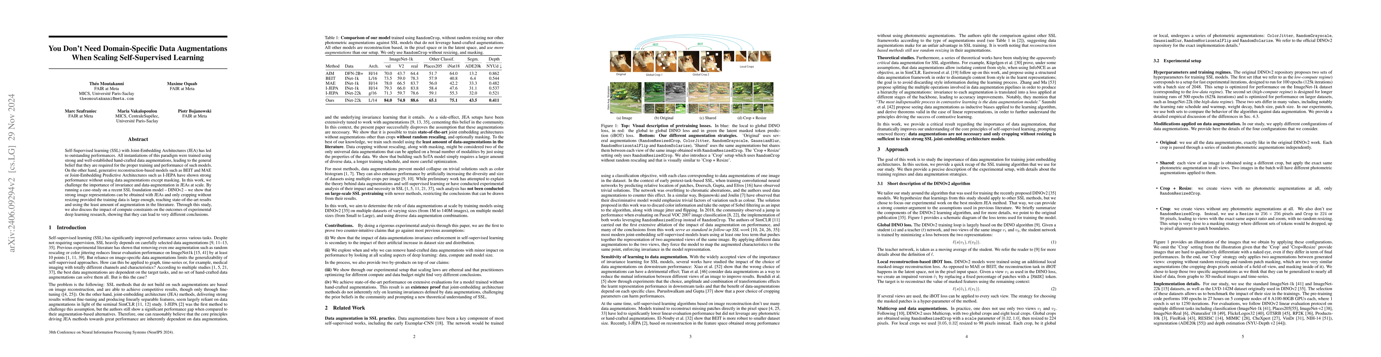 Thumbnail for You Don't Need Data-Augmentation in Self-Supervised Learning