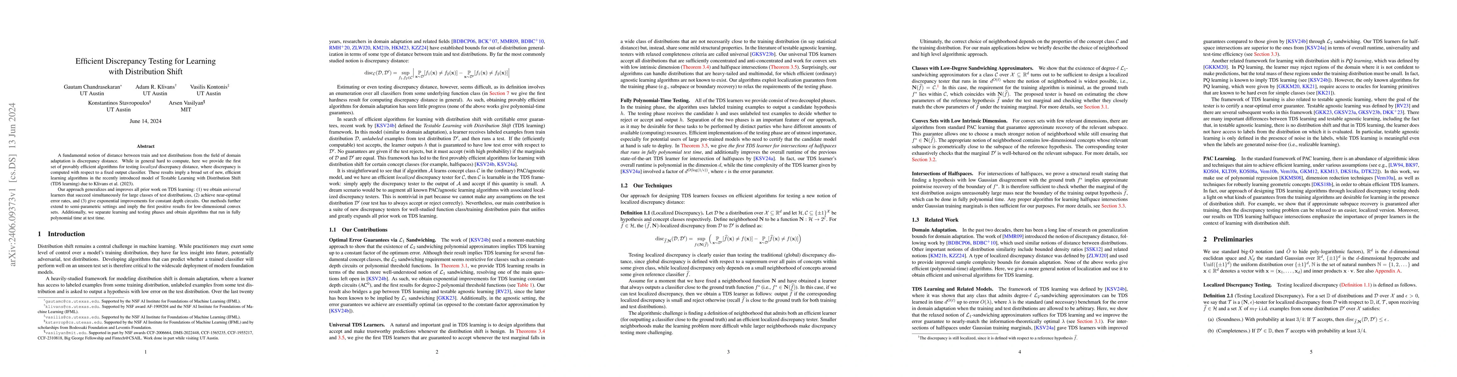Thumbnail for Efficient Discrepancy Testing for Learning with Distribution Shift