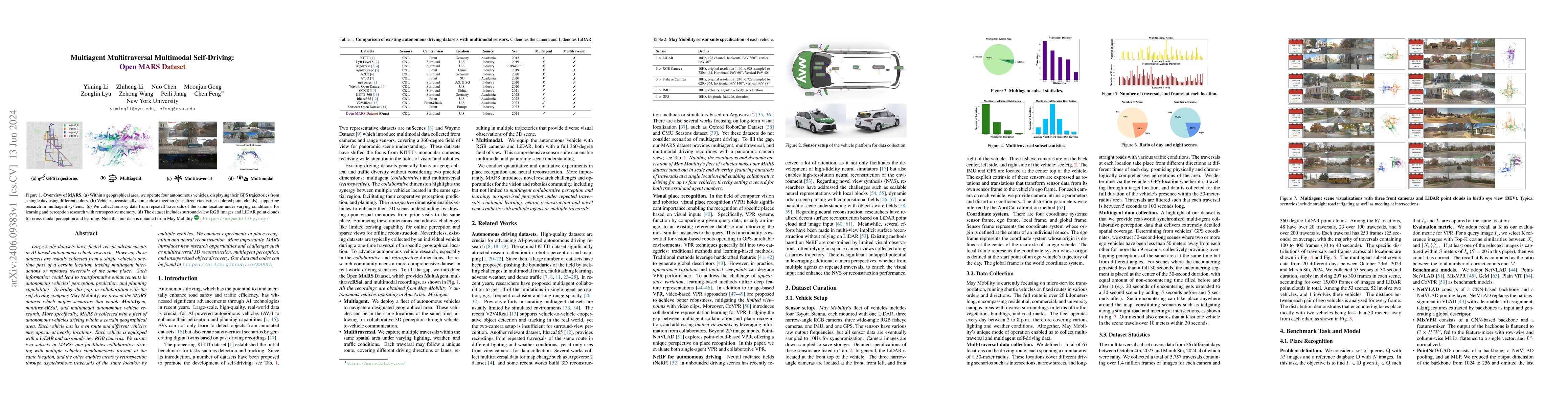 Thumbnail for Multiagent Multitraversal Multimodal Self-Driving: Open MARS Dataset