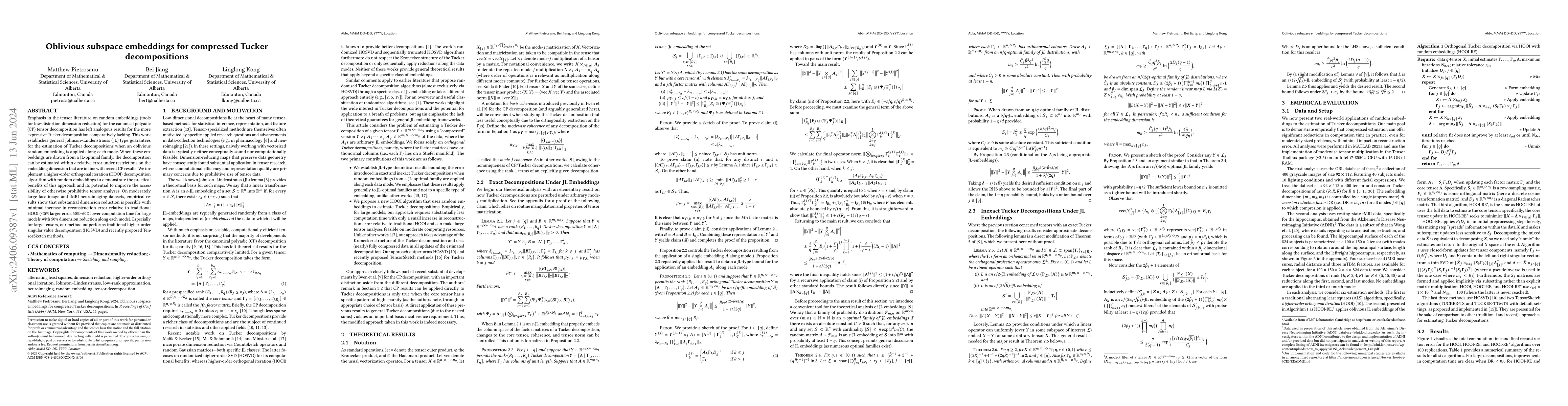 Thumbnail for Oblivious subspace embeddings for compressed Tucker decompositions