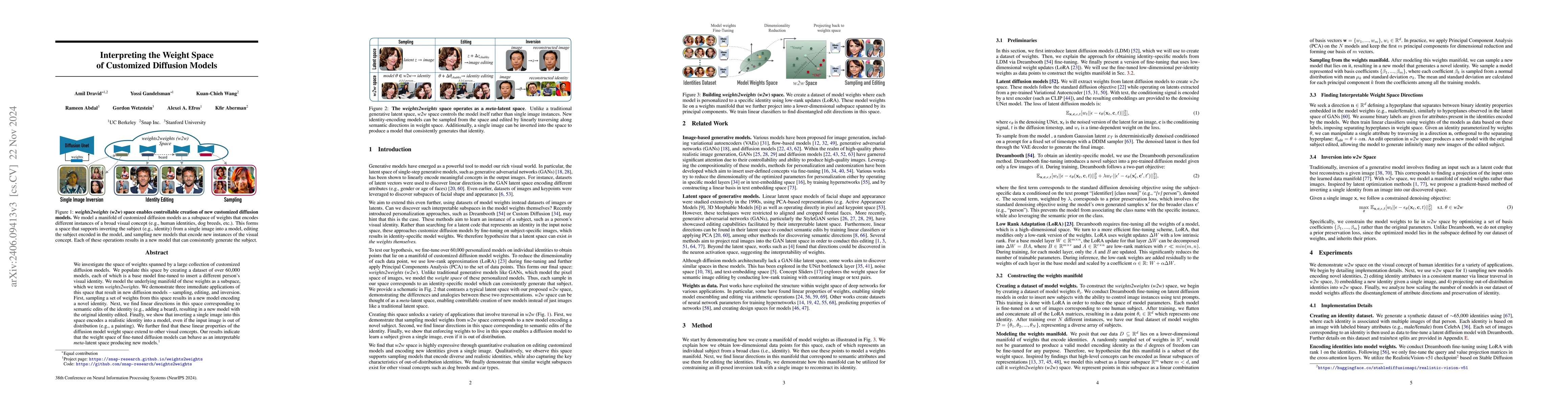 Thumbnail for Interpreting the Weight Space of Customized Diffusion Models