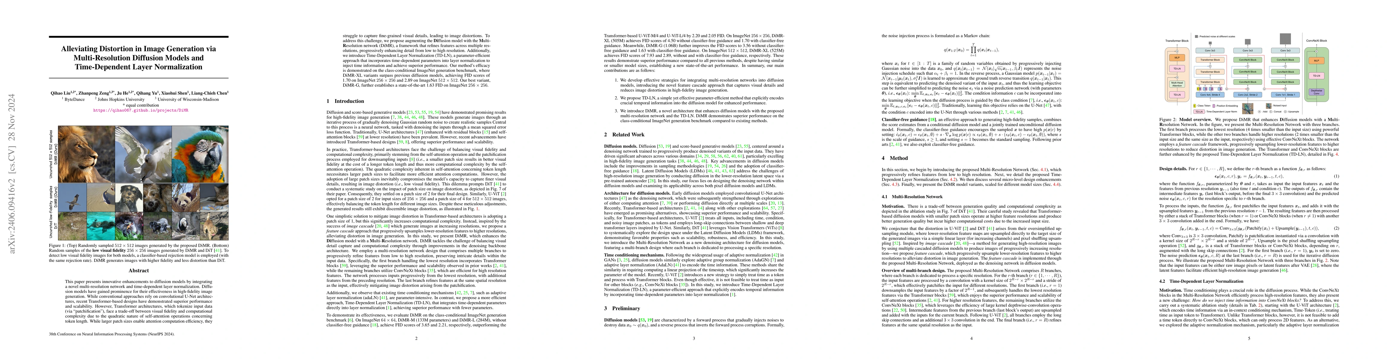 Thumbnail for Alleviating Distortion in Image Generation via Multi-Resolution
  Diffusion Models