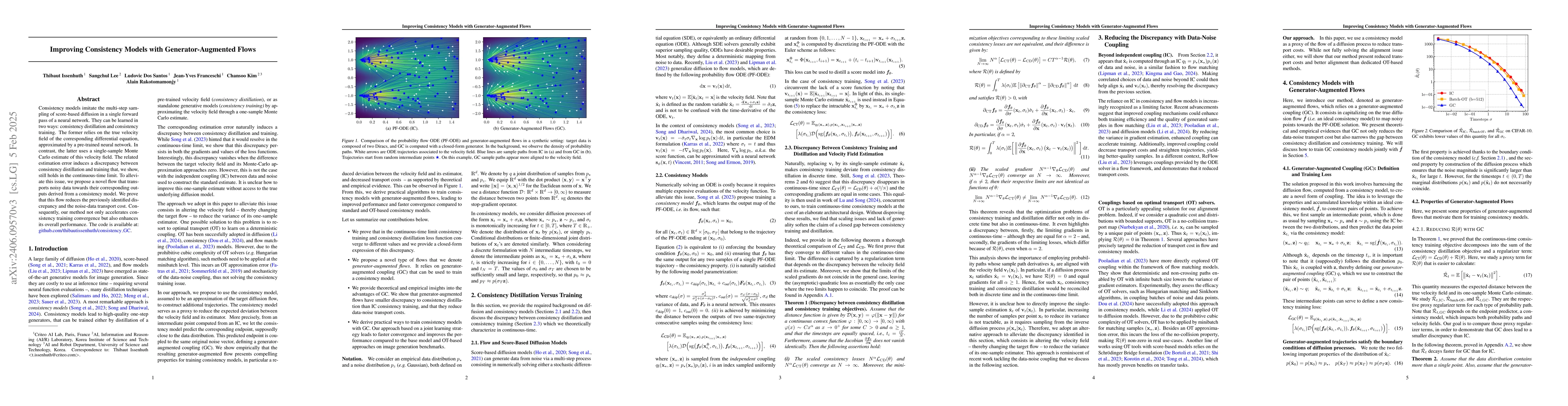 Thumbnail for Improving Consistency Models with Generator-Induced Coupling