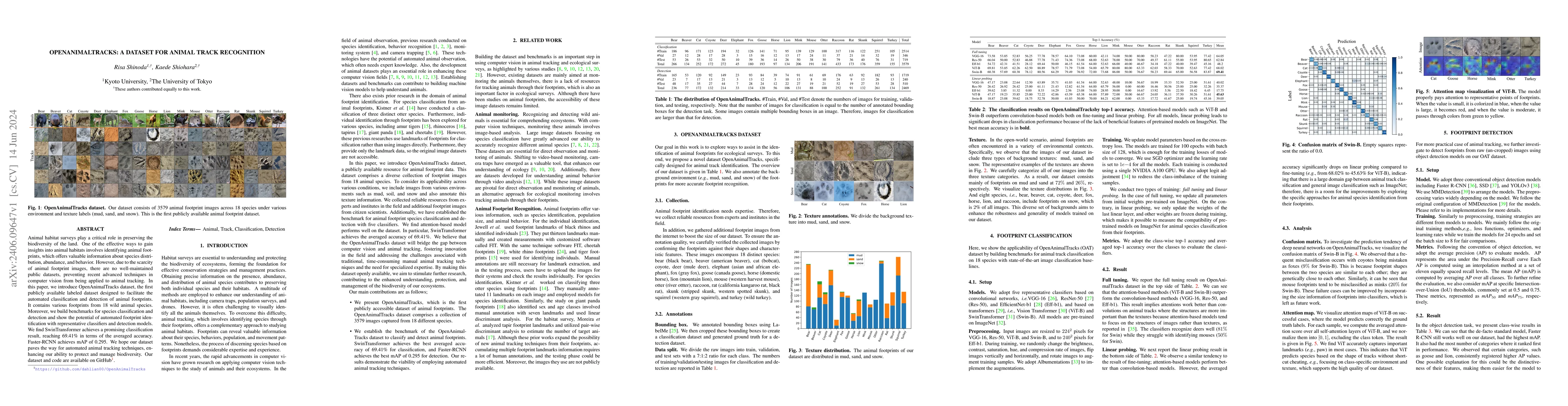 Thumbnail for OpenAnimalTracks: A Dataset for Animal Track Recognition