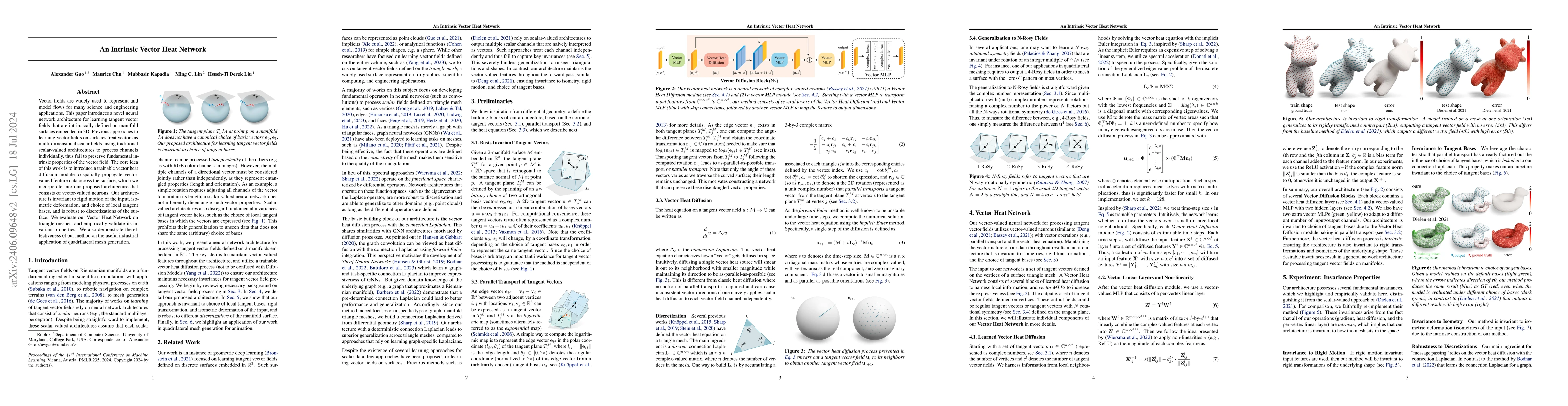 Thumbnail for An Intrinsic Vector Heat Network