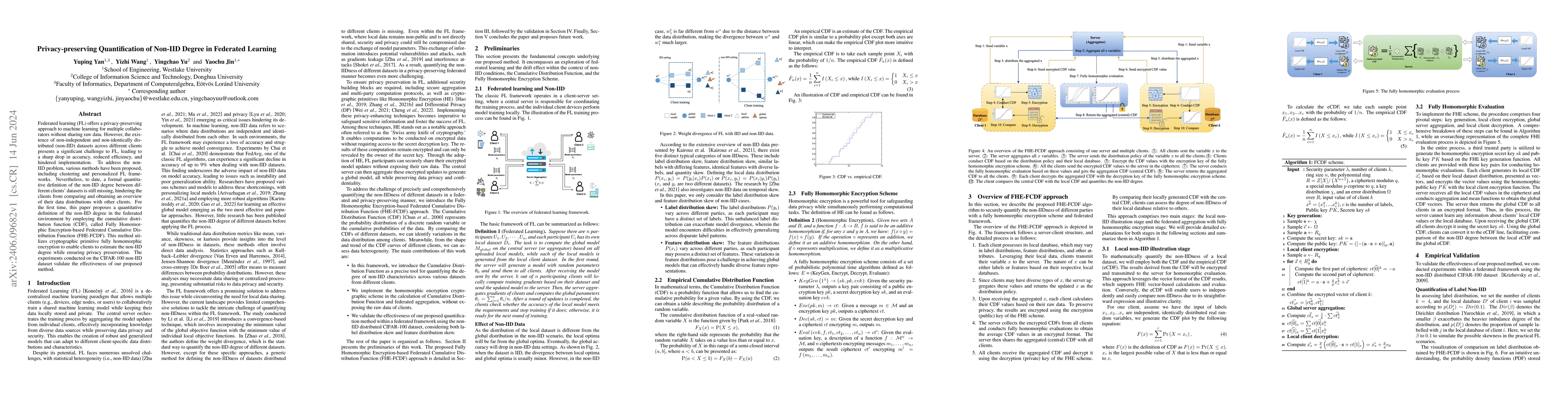 Thumbnail for Privacy-preserving Quantification of Non-IID Degree in Federated
  Learning