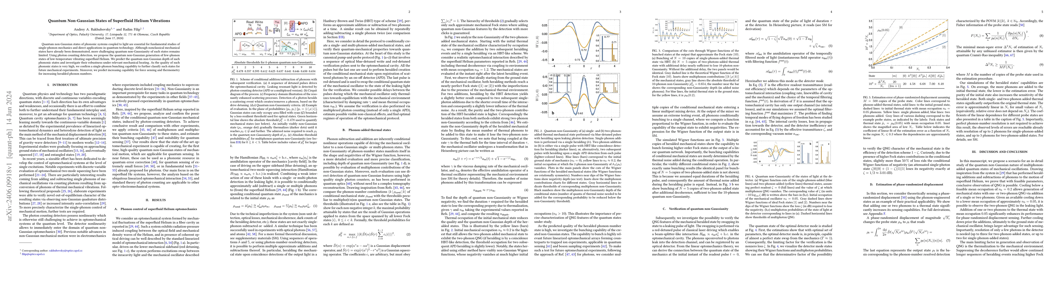 Thumbnail for Quantum Non-Gaussian States of Superfluid Helium Vibrations