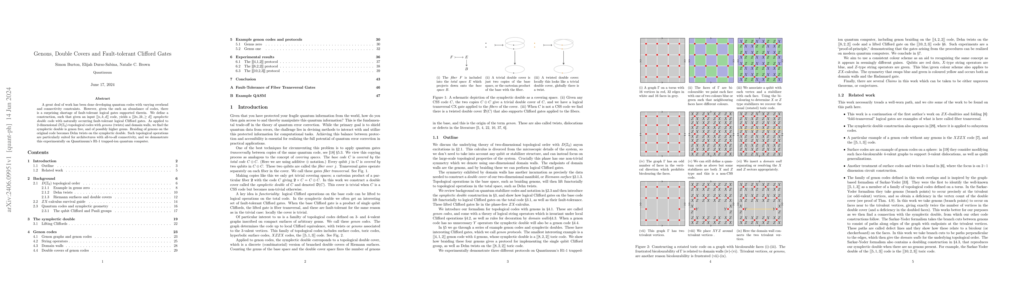 Thumbnail for Genons, Double Covers and Fault-tolerant Clifford Gates