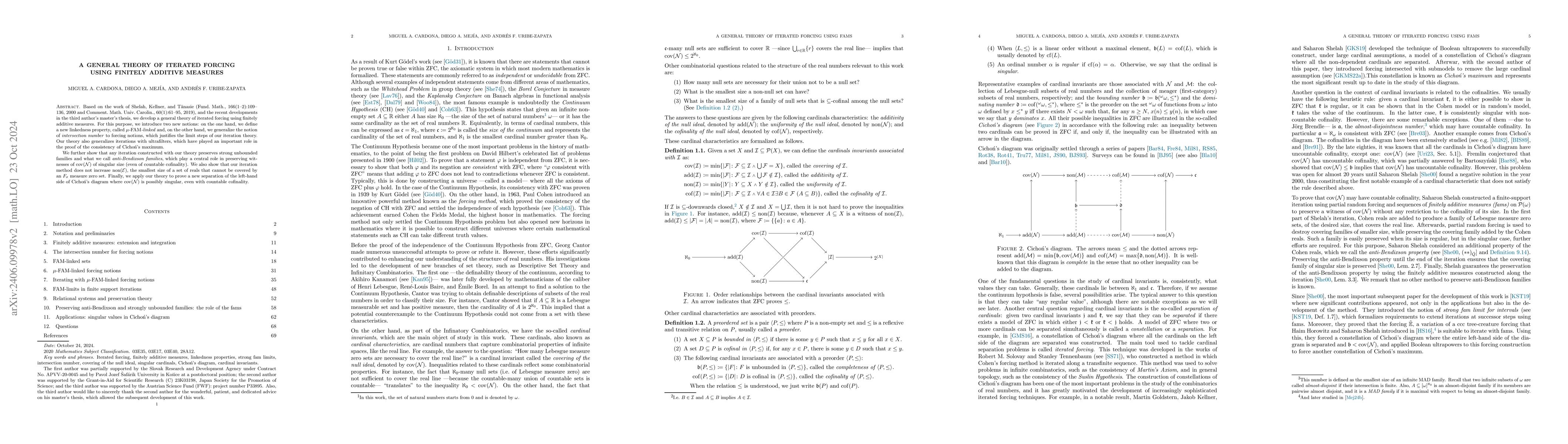 Thumbnail for A general theory of iterated forcing using finitely additive measures