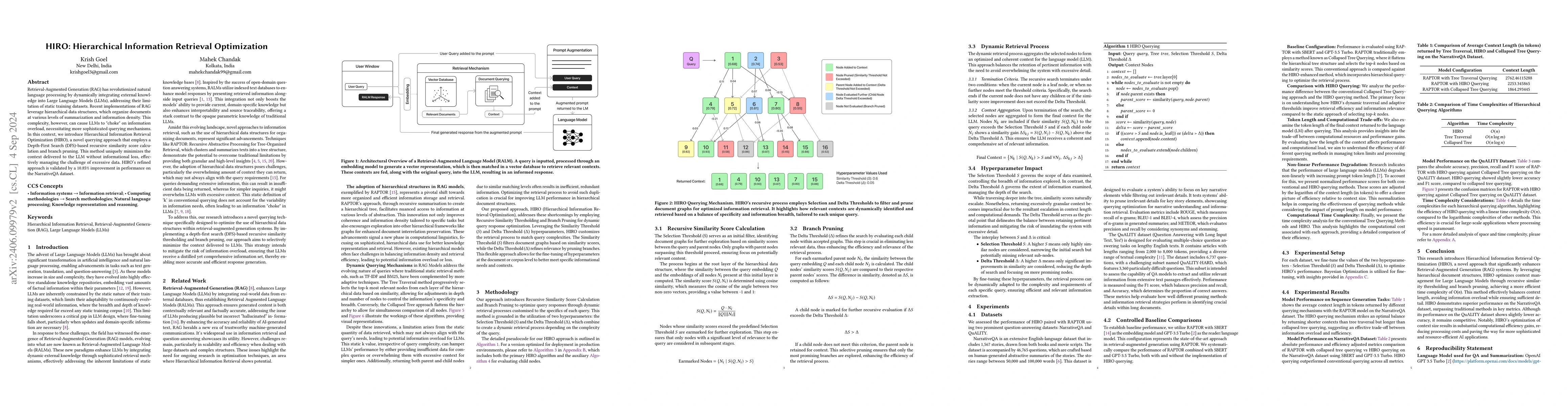 Thumbnail for HIRO: Hierarchical Information Retrieval Optimization