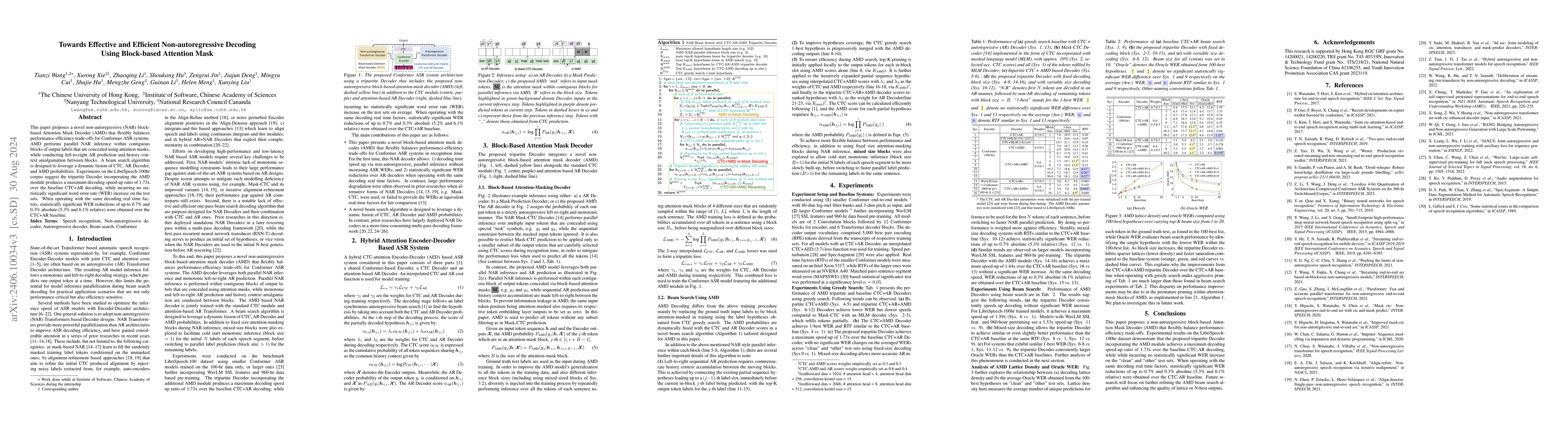 Thumbnail for Towards Effective and Efficient Non-autoregressive Decoding Using
  Block-based Attention Mask