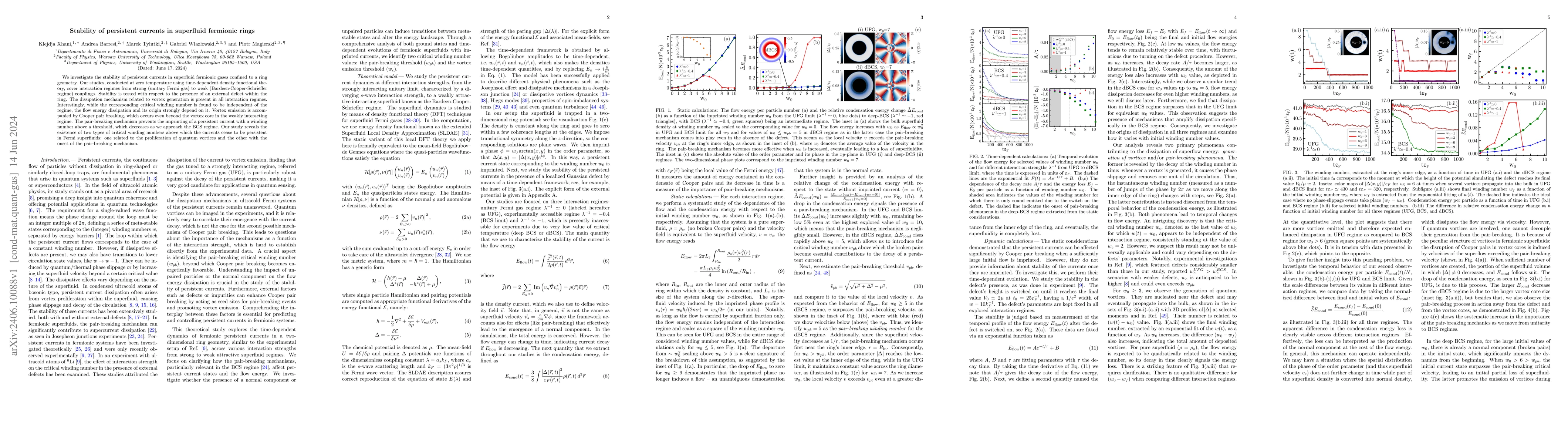 Thumbnail for Stability of persistent currents in superfluid fermionic rings