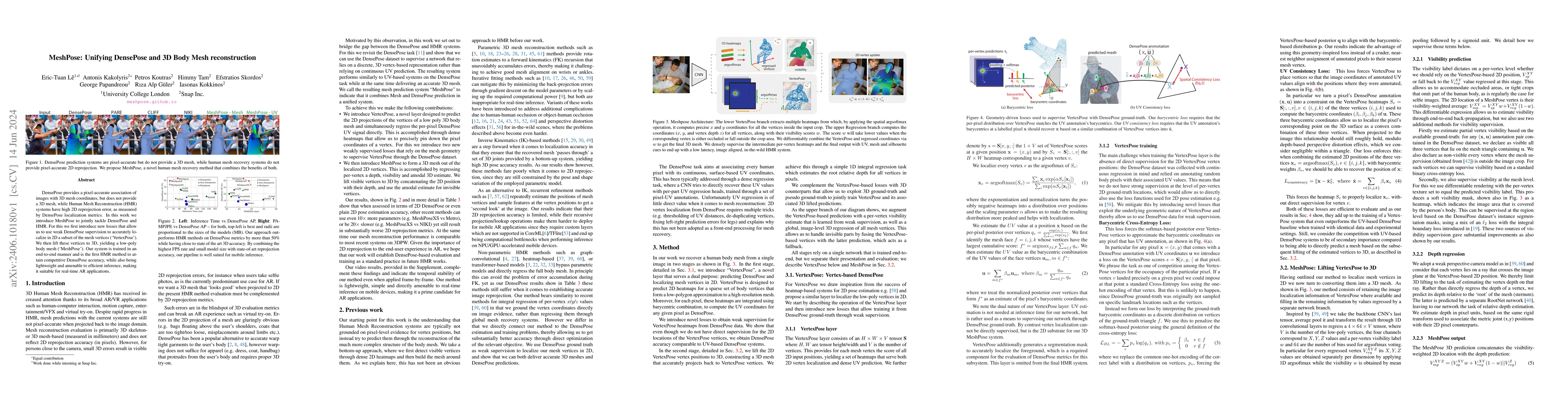 Thumbnail for MeshPose: Unifying DensePose and 3D Body Mesh reconstruction