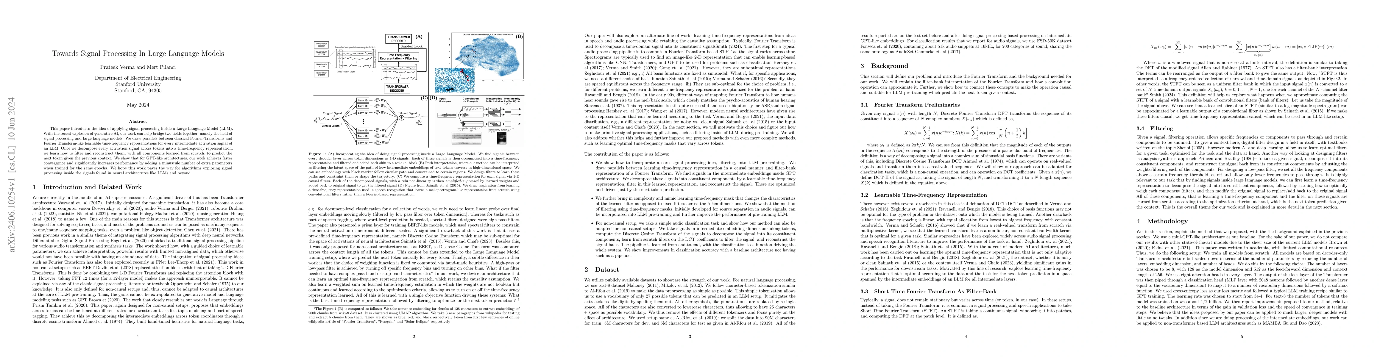 Thumbnail for Towards Signal Processing In Large Language Models