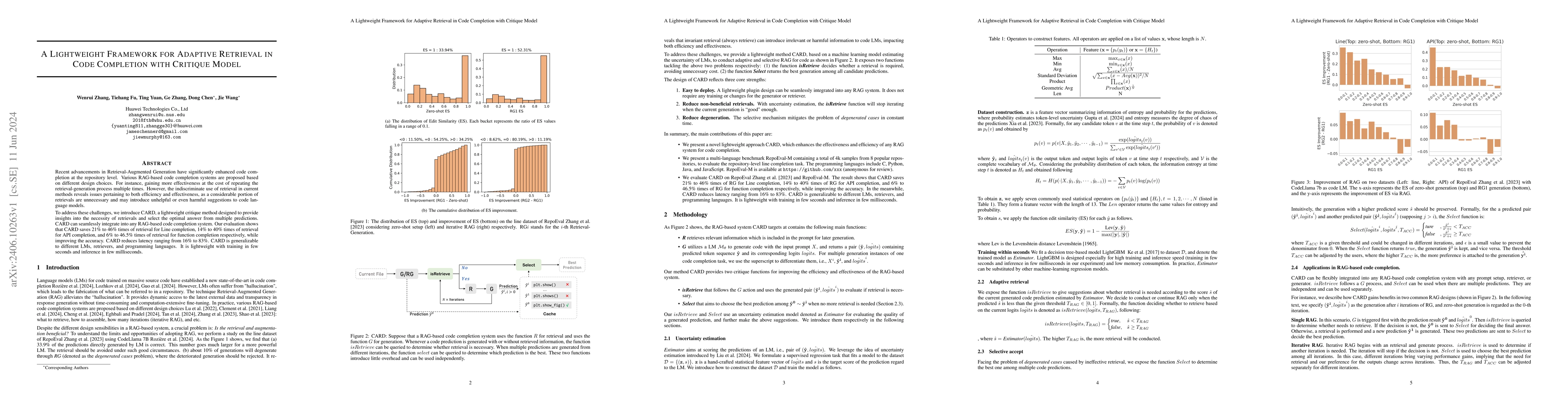Thumbnail for A Lightweight Framework for Adaptive Retrieval In Code Completion With
  Critique Model